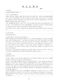 합격한 여행사 분야(남) 자기소개서