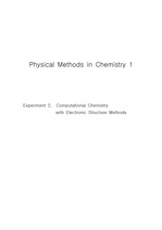 Computational Chemistry with Electronic Structure Methods