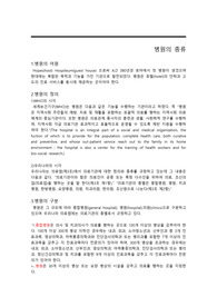 병원의종류