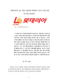 1000여개가 넘는 면접 기출문제 롯데리아 자소서 작성 방법  입사시험 출제경향