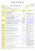 5월 3주 보육일지