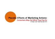 Placebo Effects of Marketing Actions: Consumers May Get What They Pay for