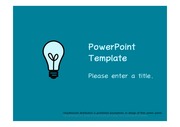 [아이디어 전구 테마 PPT배경] - 전구 아이디어 브레이밍스토밍 발명 창업 특허 생각 창조경제 배경파워포인트 PowerPoint PPT 프레젠테이션