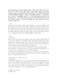직무수행 과정에서 좋은 리더쉽을 발휘하기 위해서는 개인의 성격과 역량의 중요성을 인식해야 합니다. 역량과 리더십 역량의 개념과 구조에 대해서 설명을 하고 Quinn의 Competing Values Leadership Model에 자신의 평가하여 직무 수행과정에서 개인의 성격과 역량의 활용방법을 작성하시오.
