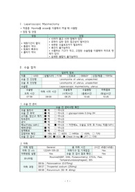 Laparoscopic Myomectomy 문헌고찰 수술실케이스
