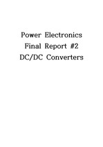 전력전자 DC/DC 컨버터 PSpice 시뮬레이션 및 회로실험