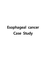 식도암 간호과정(Esophageal cancer case study)