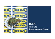 이케아 (IKEA) 발표 ppt 템플렛 / 피피티