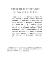 SK 종합화학 입사를 위한 1200여개의 기출면접문제  자소서 작성방법 경력사원 입사시험과 출제경향