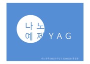 나노공학 발표자료 YAG 형광체