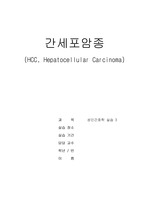 중환자실 간세포암종(HCC, Hepatocellular Carcinoma) 케이스