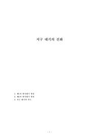 지구 대기의 진화
