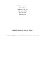 Origine of Korean war