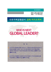 인천국제공항공사 고졸 대졸 인턴 채용공고, 인천국제공항공사 자기소개서 + 각항목별 팁 + 면접예상질문, 인천국제공항공사 자소서