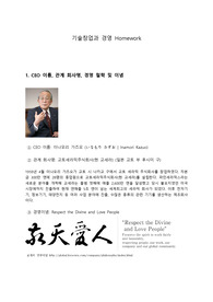 아주대 기술창업과 경영 -  함상기  CEO 롤모델 벤치마킹 레포트