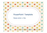 [예쁜 땡땡이무늬 PPT배경] - 땡땡이 무늬 파스텔톤 화사한 심플한 예쁜 도트무늬 배경파워포인트 PowerPoint PPT 프레젠테이션