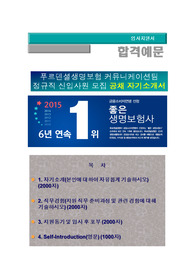 푸르덴셜생명보험 커뮤니케이션팀 정규직 신입사원 자기소개서, 자소서 팁 + 면접예상문제