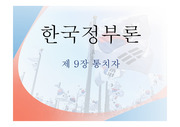 한국의 통치자 - 역대 대통령