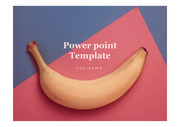 PPT양식 바나나 템플릿