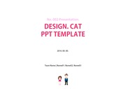 [D.cat]심플한 디자인 PPT탬플릿 02