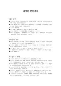 다양한 분만방법에 대한 레포트