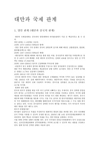 대만과 국제 관계