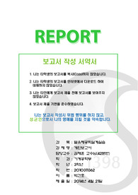 열유체실습 Function Analysis Method 개인 보고서 (성균관대)