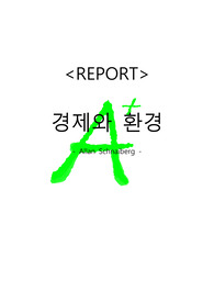 [A+프리미엄레포트][사회학] 경제와 환경