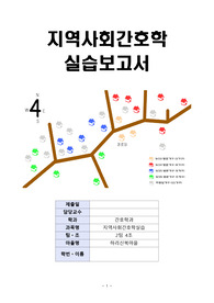지역사회간호 실습,케이스 스터디,case study