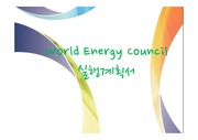 World Energy Council - 가상 컨벤션 제안서