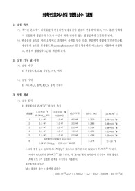 [일반화학실험]화학반응에서의 평형상수 결정