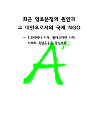 [A+프리미엄자료레포트][국제사회학] 최근 영토분쟁의 원인과 그 대안으로서의 국제 NGO.hwp