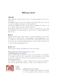 폐암 문헌고찰