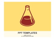 PPT 템플릿- 실험 플라스크