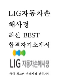 LIG자동차손해사정 최신 BEST 합격 자기소개서!!!!