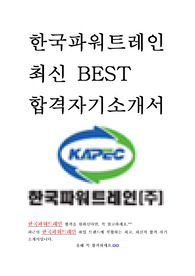 한국파워트레인 KAPEC 최신 BEST 합격 자기소개서!!!!!