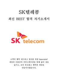 SK텔레콤 에스케이텔레콤 인턴 최신 BEST 합격 자기소개서!!!!