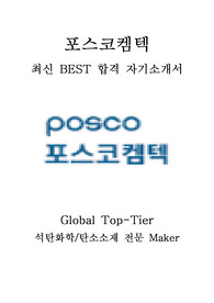 포스코켐텍 생산직 최신 BEST 합격 자기소개서!!!!