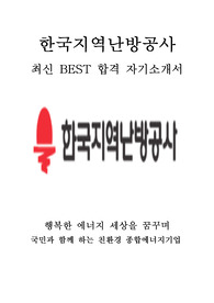 한국지역난방공사 기술 최신 BEST 합격 자기소개서!!!!