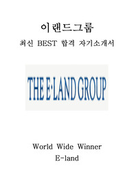 이랜드그룹 이랜드 GLOBAL ESI 인턴 최신 BEST 합격 자기소개서!!!!