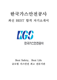 한국가스안전공사 한국가스공사 KOGAS KGS 기술 최신 BEST 합격 자기소개서!!!!