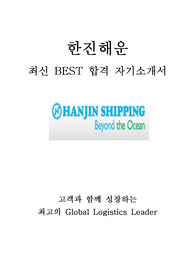 한진해운 영업 마케팅 최신 BEST 합격 자기소개서!!!!