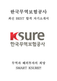 한국무역보험공사 KSURE 최신 BEST 합격 자기소개서!!!!