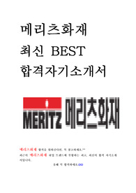 메리츠화재 최신 BEST 합격 자기소개서!!!!