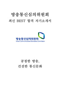 방송통신심의위원회 최신 BEST 합격 자기소개서!!!!
