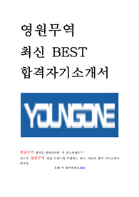 영원무역 최신 BEST 합격 자기소개서!!!!