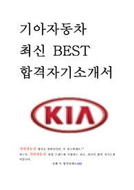 기아자동차 KIA 하계인턴 A DREAM DESIGNER 최신 BEST 합격 자기소개서!!!!