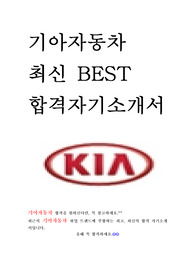 기아자동차 KIA 하계인턴 I DREAM DESIGNER 최신 BEST 합격 자기소개서!!!!