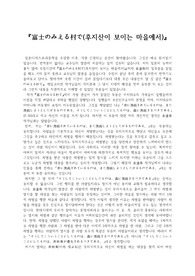 후지산이 보이는 마을에서