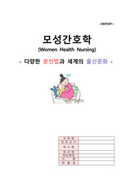 &lt;모성간호학&gt; 다양한 분만법과 세계의 출산 문화 레포트